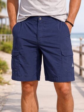 Clearwater Outfitters Classic Navy Angler Cargo Shorts Men's XL